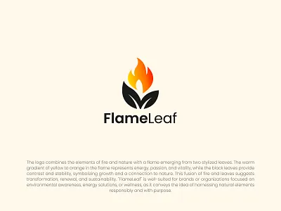 Flame Leaf simple and clean logo design (Unused) best logo brand logo branding design fire logo flame leaf flame logo graphic design logo logo design logo idea logofolio modern logo new logo simple logo