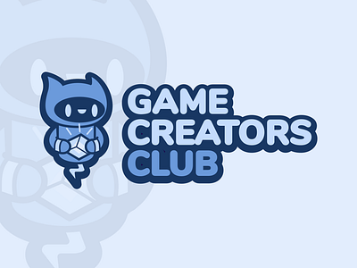 Logo Design for Game Creators Club branding commission cute cute robot design freelance work gaming graphic design graphic designer logo logo design logo design branding mascot robot vector