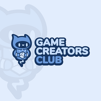 Logo Design for Game Creators Club branding commission cute cute robot design freelance work gaming graphic design graphic designer logo logo design logo design branding mascot robot vector