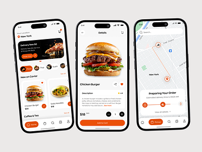 Food Delivery Mobile App android app design cooking ecommerce food food app food app ui food delivery app ios mobile mobile app recipe app restaurant app ui ui design ux