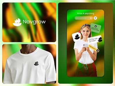 Navgrow W3 logo Branding ai betting blockchain branding casino crypto crypto logo design edutech fintech gradient icon identity lettering logo machine saas tech w3 logo