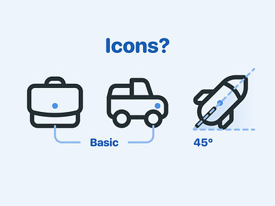 Icons in blu article blog handoff icon design icon pack icons