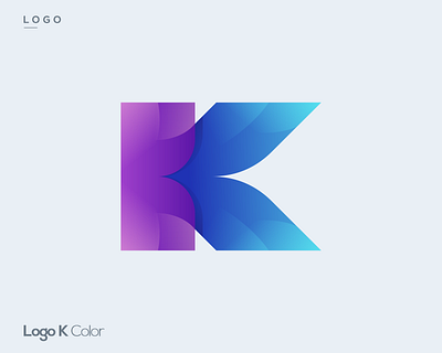 Logo K Colorful branding colorful design graphic design icon illustration logo typography ui ux vector