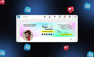 LinkedIn Cover Photo Design branding cover photo graphic design linkedin linkedin cover photo design marketing