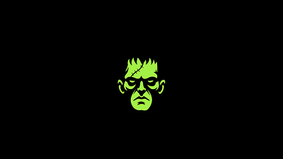 Frankenstein Silhouette frankenstein frankenstein logo design frankenstein mascot logo frankenstein silhouette logo frankenstein symbol