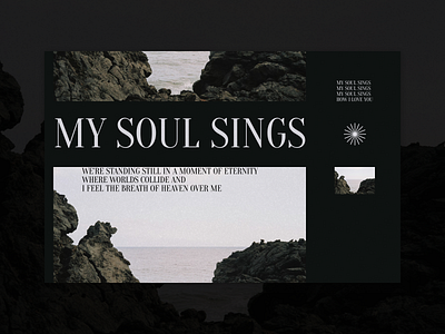 My soul sings --// art artdirection design designer digitaldesign freelance home page homepage opentowork ui uidesign visualdesign web web design webdesign webdesigner