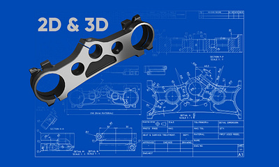 2D & 3D modeling design 2d modeling 3d modeling adobe illustration blender design fusion 360 modeling product design sketch technical drawing