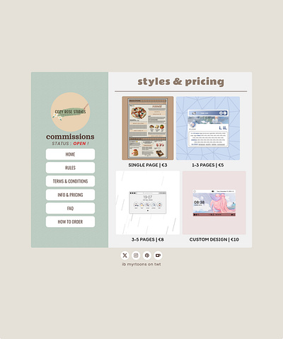 Carrd Mini-Profile Inspo landing page ui design web design