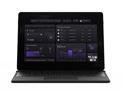 UI design for a financing dashboard branding design graphic design illustration ui ux