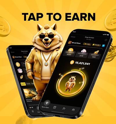 Tap 2 Earn blockchain game click to earn clicker game crypto game crypto mini app game app game ui mini app mobile app tap game tap to earn tap2earn telegram telegram app telegram clicker telegram game telegram mini app web3 web3 clicker