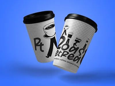 ROAST RETREAT LOGO AND VISUAL IDENTITY branding design graphic design illustration logo typography