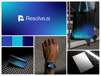 Resolve.ai Brand Identity brand design brand identity branding logo branding modern logo technology logo visual identity