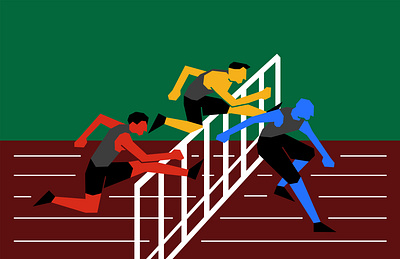 Role of race in sport during this summer’s Olympics article illustration editorial illustration illustration vector