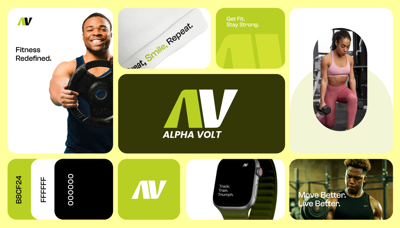 Alpha Volt branding design graphic design logo