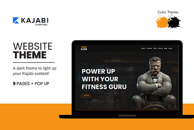 Kajabi Dark Fitness Website Theme dark theme fitness kajabi kajabi pipeline kajabi sales page kajabi template kajabi theme kajabi website theme