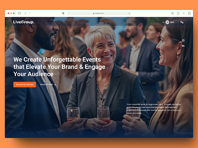 Live Group Event Company Website Exploration 3d branding corporate website event website graphic design logo modern design modern website design moodboard motion graphics ui ui design uiux uiux design uxui design website design website idea website reference