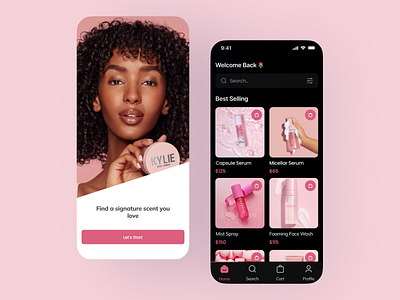 Skin Care app ui