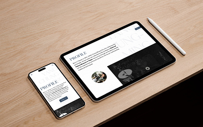 Beyond Ink artists profile minimalistic typography ui ux webdesign