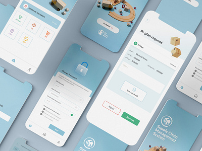 Pr Plan Request app ui branding graphic design home mobile app pr plan supply app ui
