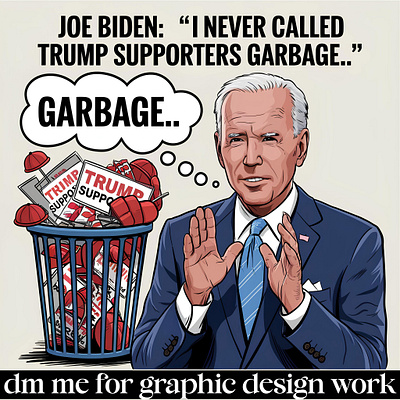 meme post on joe biden graphic design