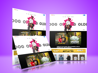 OldDog - Online clothing store animation clothing shop merch online shop tshirt ui ux webdesign webflow