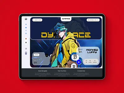 Dynaface: Character Design Agency Homepage animation branding character design design framer graphic design ui
