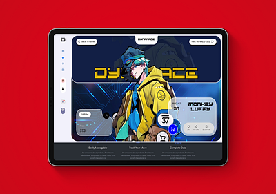 Dynaface: Character Design Agency Homepage animation branding character design design framer graphic design ui