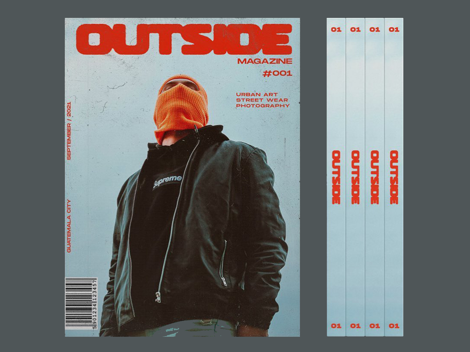 OUTSIDE - Mag Brand Identity art article branding catalog clean design graphic design icon illustration layout logo design mag magazine minimal newsletter outside page typography urban visual identity