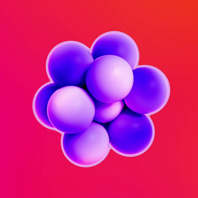 wild berries 404 ae ball balls gradient logo logo animation loop wild wild berries