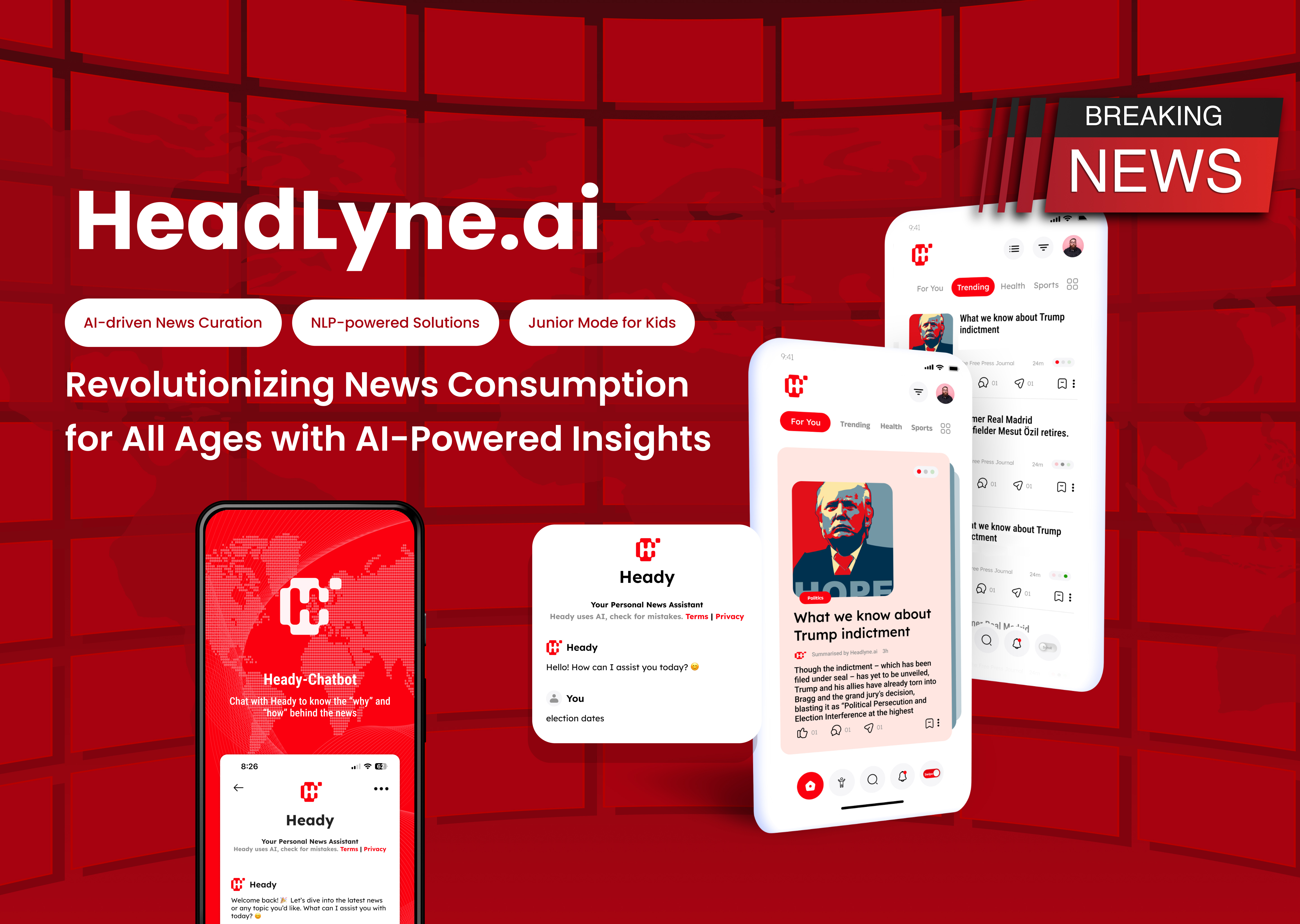HeadLyne.ai: AI-Driven News Curation mobile app development news app ui
