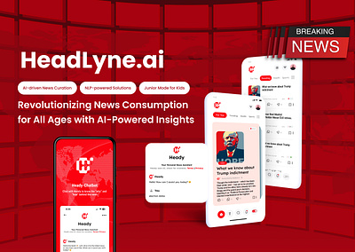 HeadLyne.ai: AI-Driven News Curation mobile app development news app ui