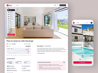 Real State - Property data design realstate redesign ui website