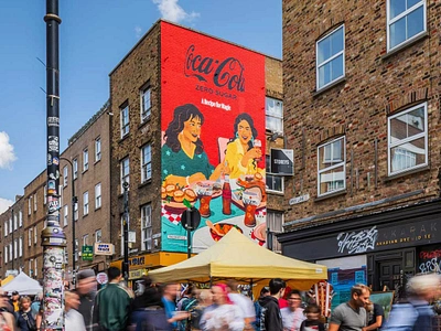 A Recipe for Magic X Alyah Holmes eat family food and drink london manchester mural public art vibrant