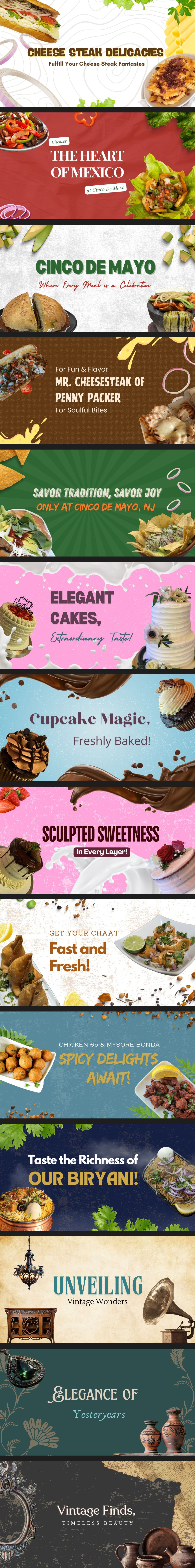 Slider Banners branding design food restaurants restaurantwebsite ui