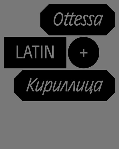 OTTESSA font font design graphic design type type design typography