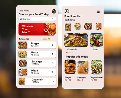 Food Ordering app UI app figma food ordering ui ux