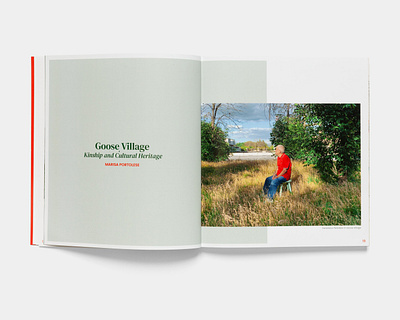 Goose Village book design print