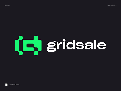 Gridsale bento brand branding crypto cryptologo design font identity logo logodesign logomark logotype mark vector visualidentity