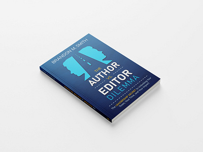 Book cover design proposal for "The Author vs. Editor Dilemma" book bookcover cover graphic design illustration