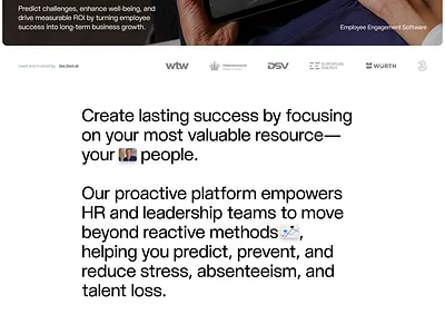 Software Platform Overview hr marketing software ui web design webflow