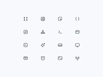 Cute line icons cute icon icon library icon pack icon set line mingcute