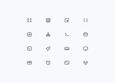 Cute line icons cute icon icon library icon pack icon set line mingcute