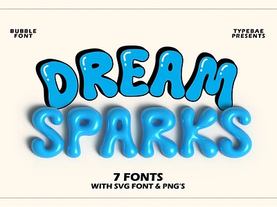 Dream Sparks Bubble Display Font 3d font 90s font bubble font cartoon font comic font display font dream spark font dream sparks bubble dream sparks bubble display font fun font groovy font hand drawn font hippie font layered font logo font poster font quirky font realistic font retro font sticker font