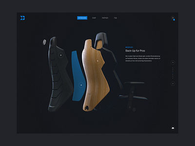 Backforce – Explore 4 black clean e commerce game gaming minimal shop ui ui design ux ux design