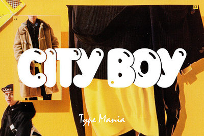 City Boy TM Bubbly Display Font bold branding bubble bubbly bubbly display font city boy tm bubbly display font cute font dancyu display fun hot dog press logo premium quirky rounded