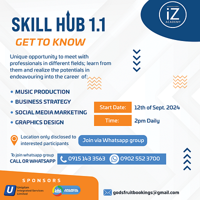 Skill Hub flyer flyer