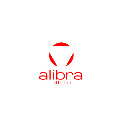 logo for company Alibra design figma graphic design illustration logo minimalism vector