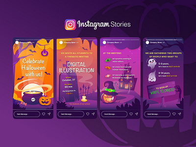 Instagram Stories Design graphic design illustration vector