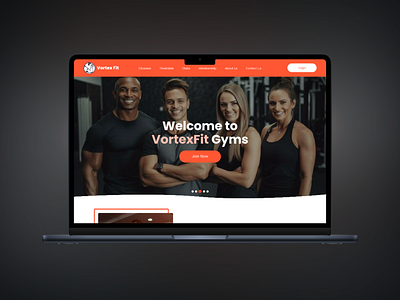 UI Design of the Gym Website design graphic design gym landing page ui uidesigner uiux ux web website