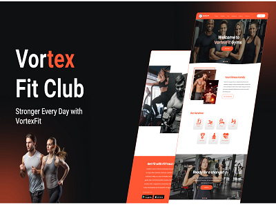 UI Design of the Gym Website design graphic design gym landing page ui uidesigner uiux ux web website